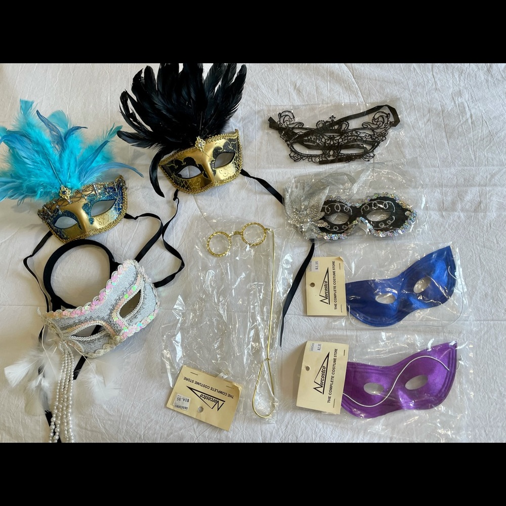 Lot of 8 Masquerade Mask